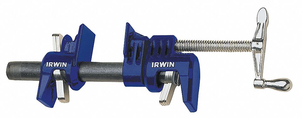 Irwin pipe clamp modified for push pull. - Woodworking 