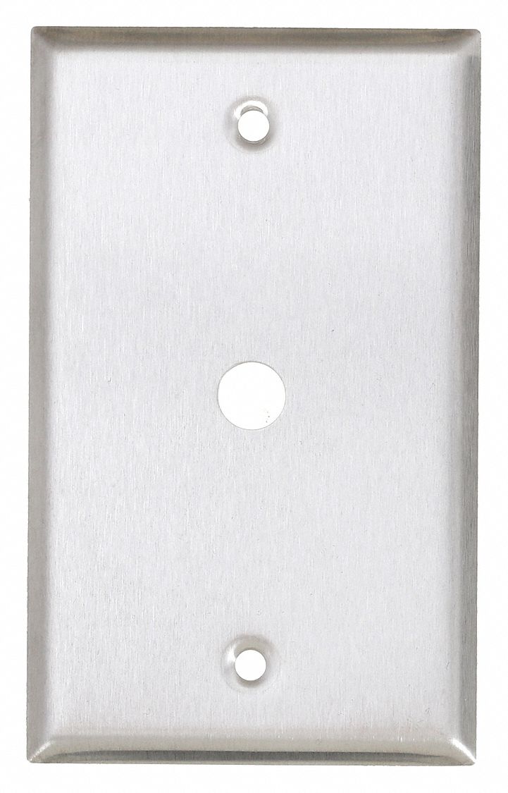 SS WALL PLATE, STATIC PRESSURE PICK