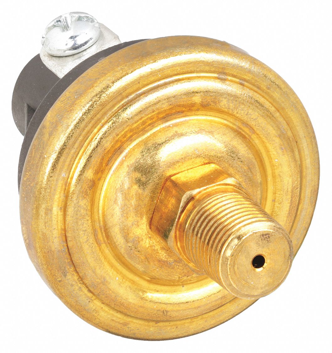 PRESSURE SWITCH, DIAPHRAGM, 1NO, 0.5 PSI TO 150 PSI, ⅛-27