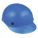 BUMP CAP, VENTED, POLYETHYLENE, PINLOCK SUSPENSION, FRONT BRIM, BLUE, SIZE 6½ TO 7½