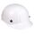 BUMP CAP, VENTED, POLYETHYLENE, PINLOCK SUSPENSION, FRONT BRIM, WHITE, SIZE 6½ TO 7½