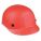 BUMP CAP, VENTED, POLYETHYLENE, PINLOCK, FRONT BRIM, ORANGE, SIZE 6½ TO 7½