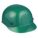 BUMP CAP, VENTED, POLYETHYLENE, PINLOCK SUSPENSION, FRONT BRIM, GREEN, SIZE 6½ TO 7½