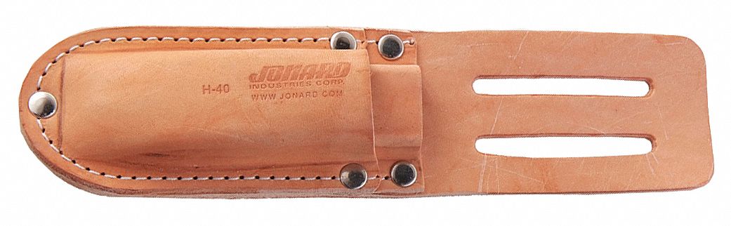 TOOL POUCH,13/16 X 3 X 9 IN,LEATHER