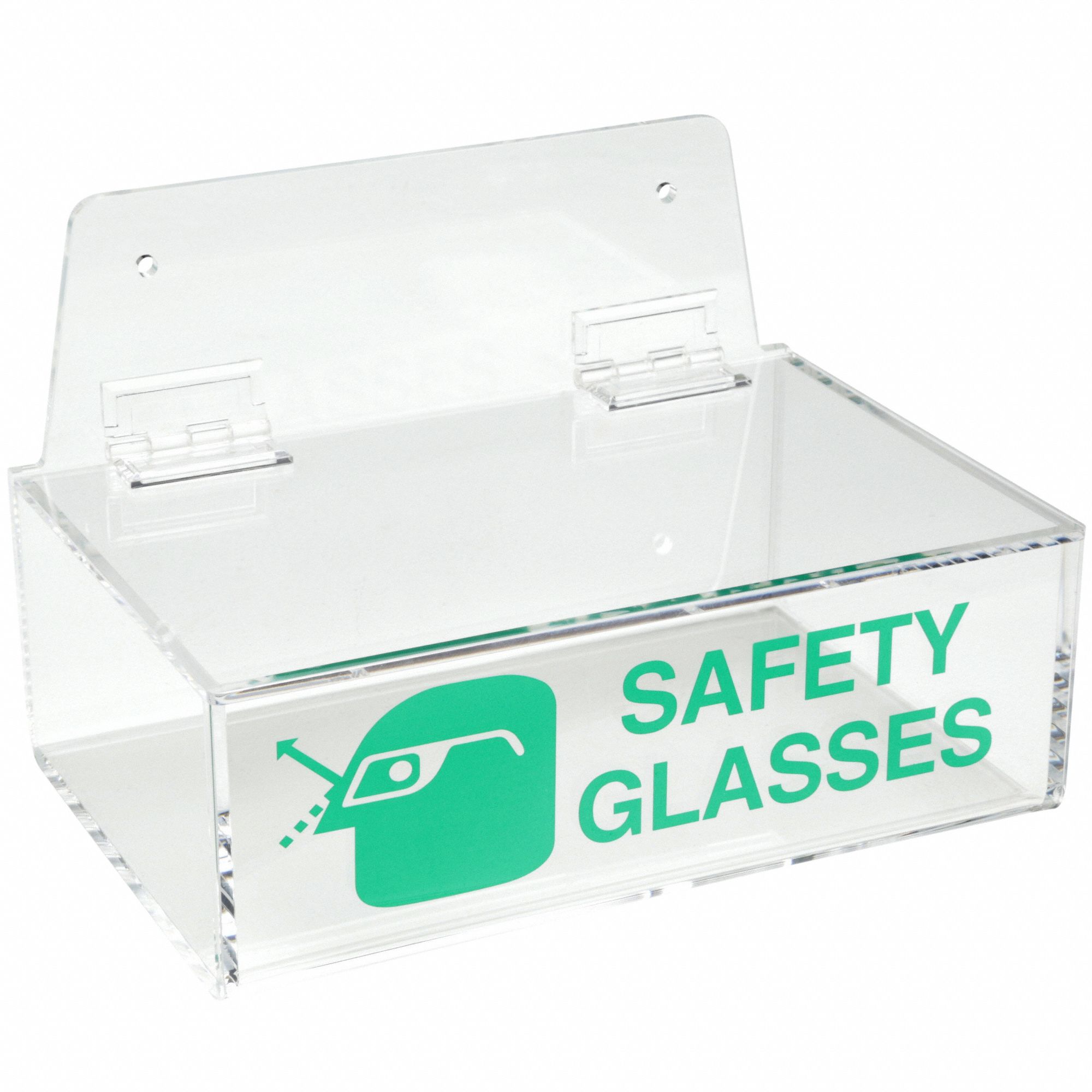 EYEWEAR DISPENSER, TRAY, 6 PAIRS, ACRYLIC, WALL/TABLETOP/CABINET, 9 X 5 7/8 X 6 IN
