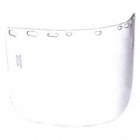 VISOR, CLEAR, PC, 15 X 8 X0.04 IN, CHEMICAL RESISTANCE, FOR USE WITH SENTINEL