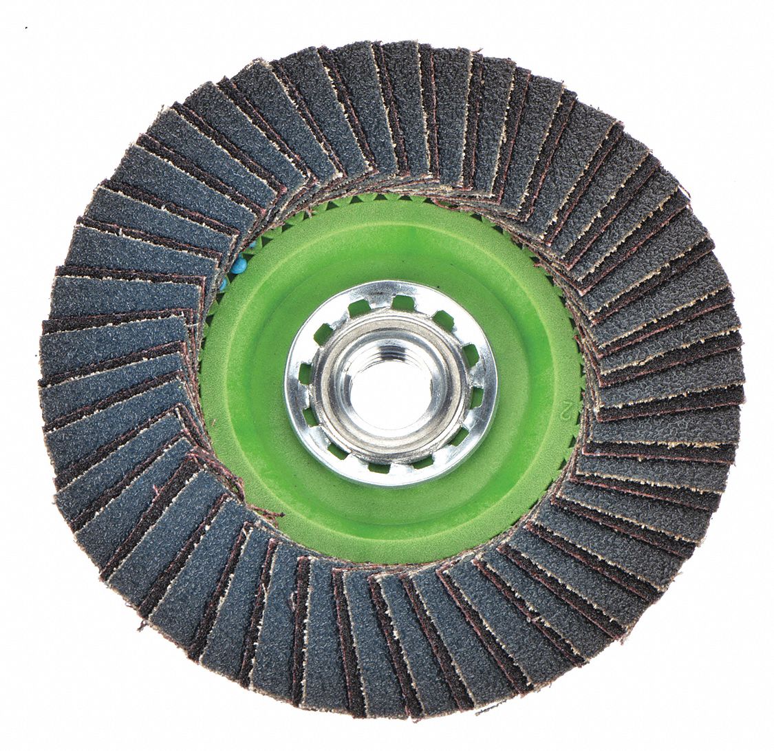 FLAP DISC,NEON,G60  4-1/2X5/8-11,T27