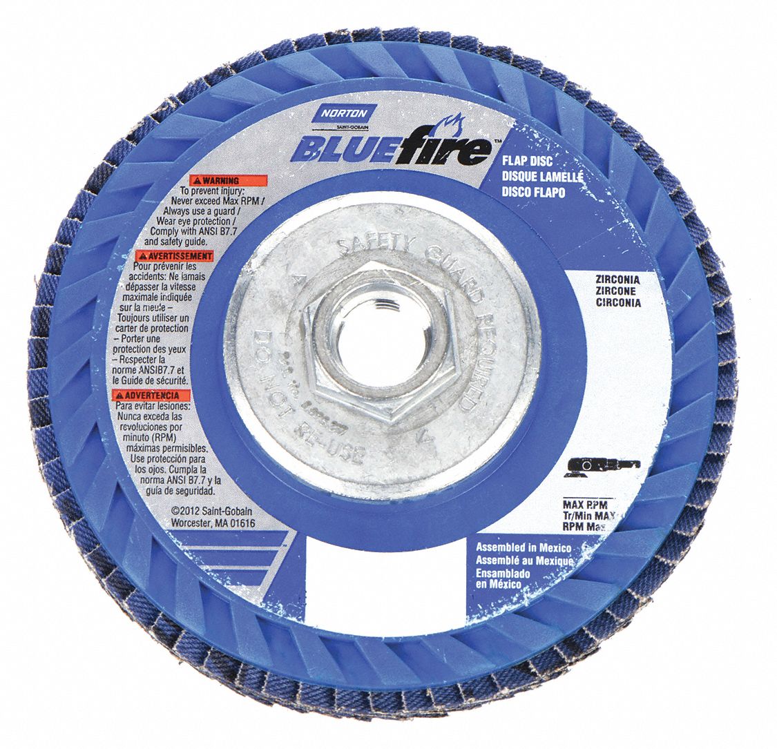 FLP DISC 4-1/2X5/8-11 40 GRT T27 BL