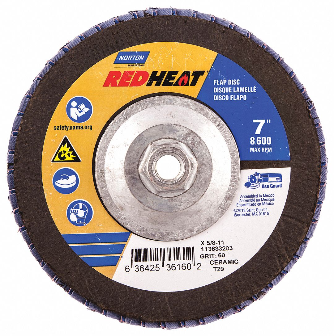 NORTON, Type 29, 7 in x 5/8 