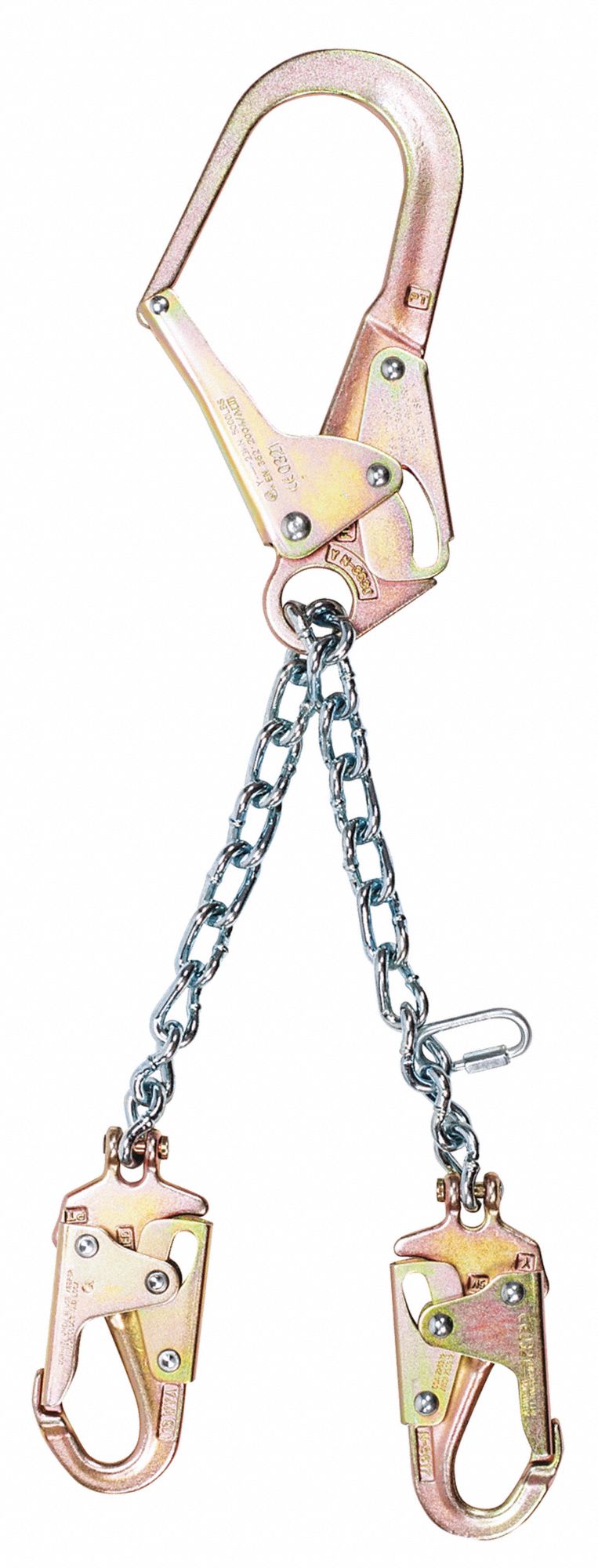POSITIONING LANYARD, STAINLESS STEEL SNAP HOOK, 13 IN LENGTH, 310 LB CAPACITY