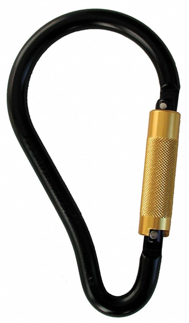 MSA, DoubleAction Twist Lock, Pear Shape, Carabiner 23Z858SRCA722