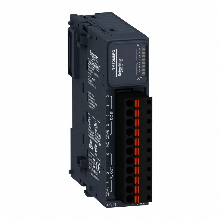 Discrete Input/Output Module: (4) Discrete In, (4) Relay Out