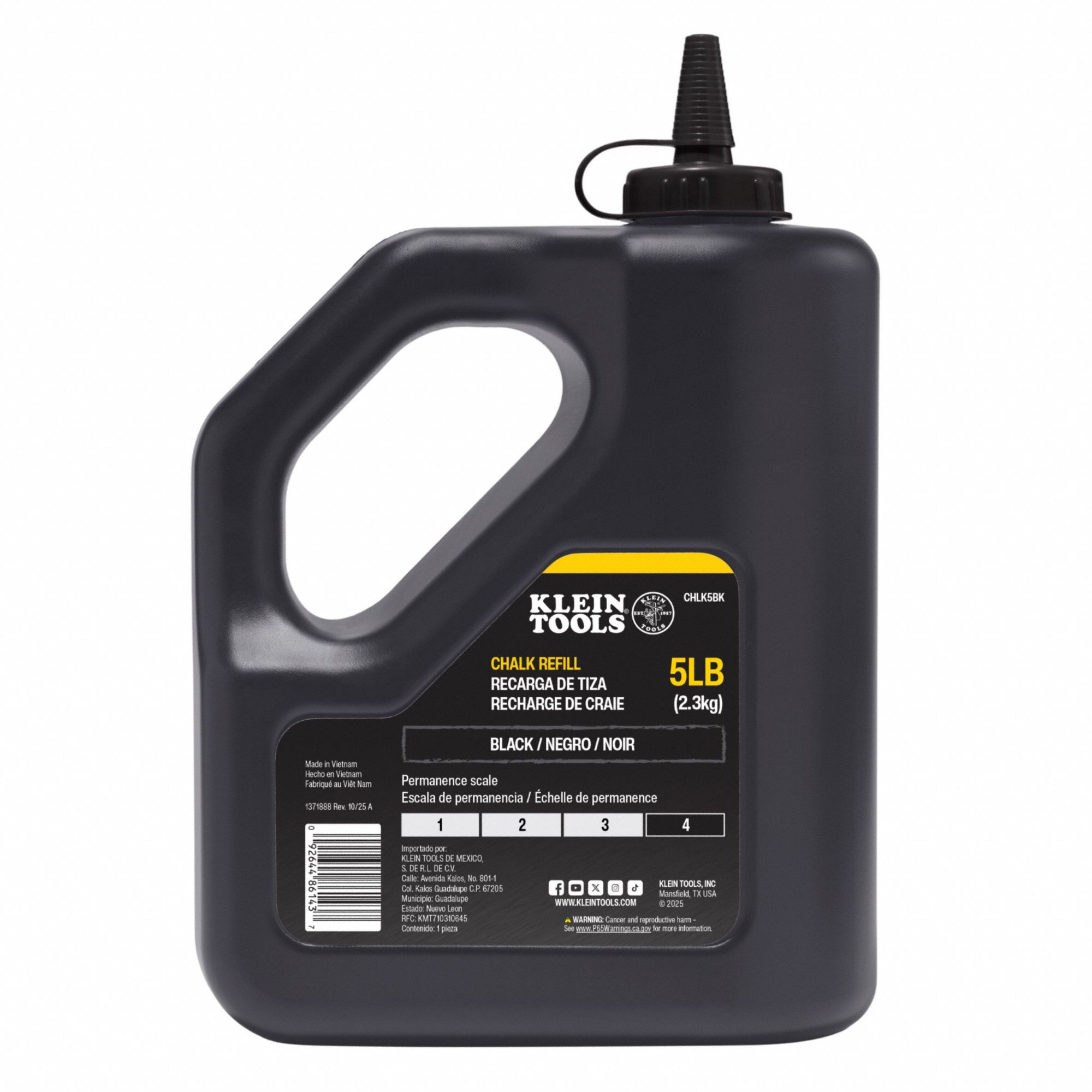 Chalk Refill Black 5-Pound