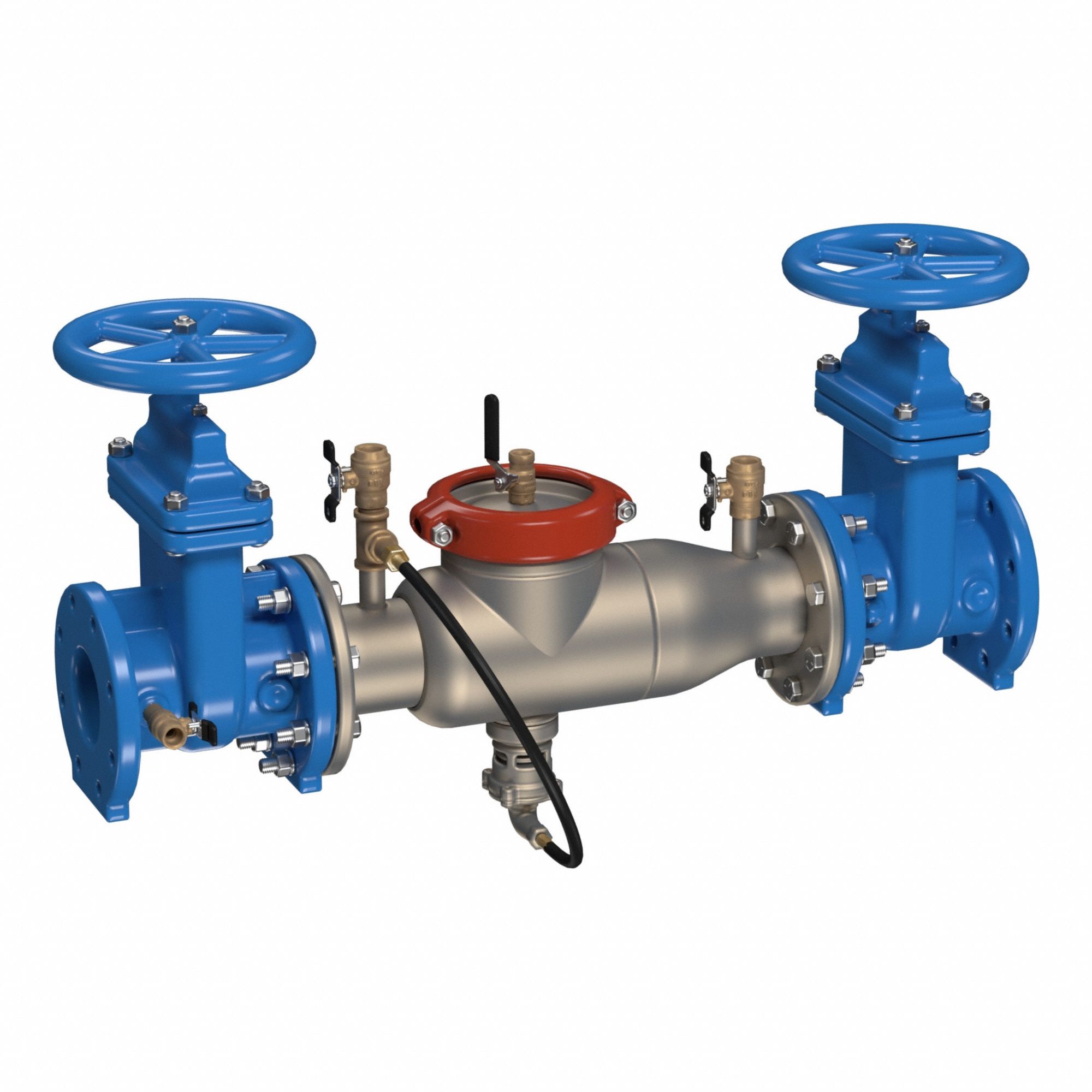 Reduced Pressure Zone Assembly: 994, Std Configuration, Stainless Steel, 10 in Pipe Size