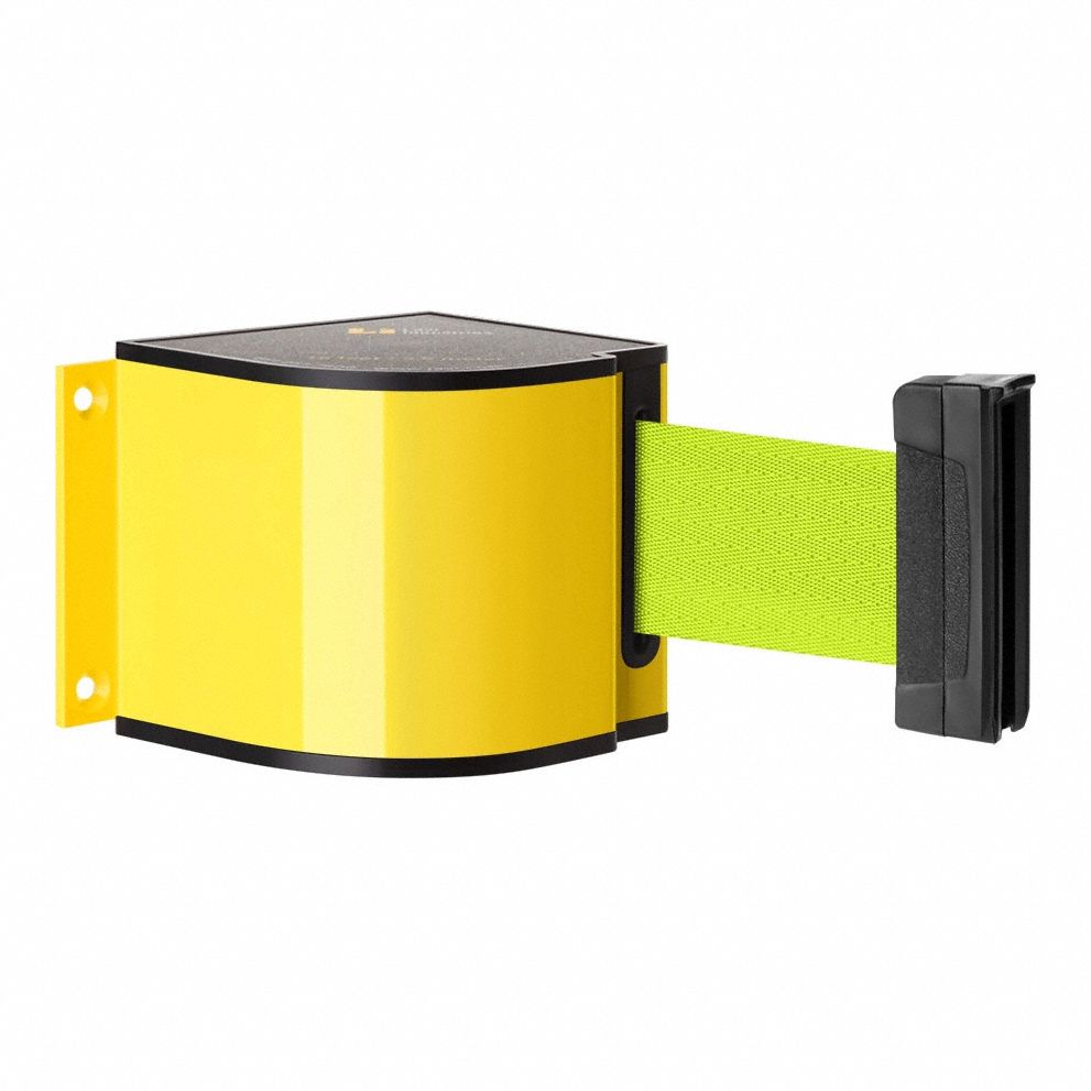 Retractable Belt Barrier, Powder Coated