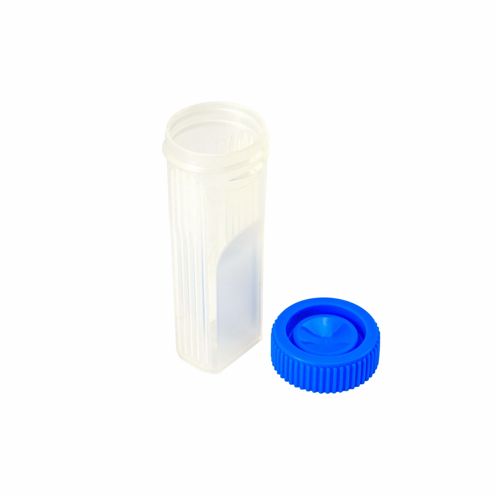Non-Sterile Coplin Slide Jars: 4 Sample Capacity, 98 mm Ht, 30 mm Wd, HDPE/Polypropylene Copolymer (MPN 2405400B8KE1). Key specifications — Material: Polypropylene Copolymer; Product Type: PAP Jar; Brand: CAPLUGS.
