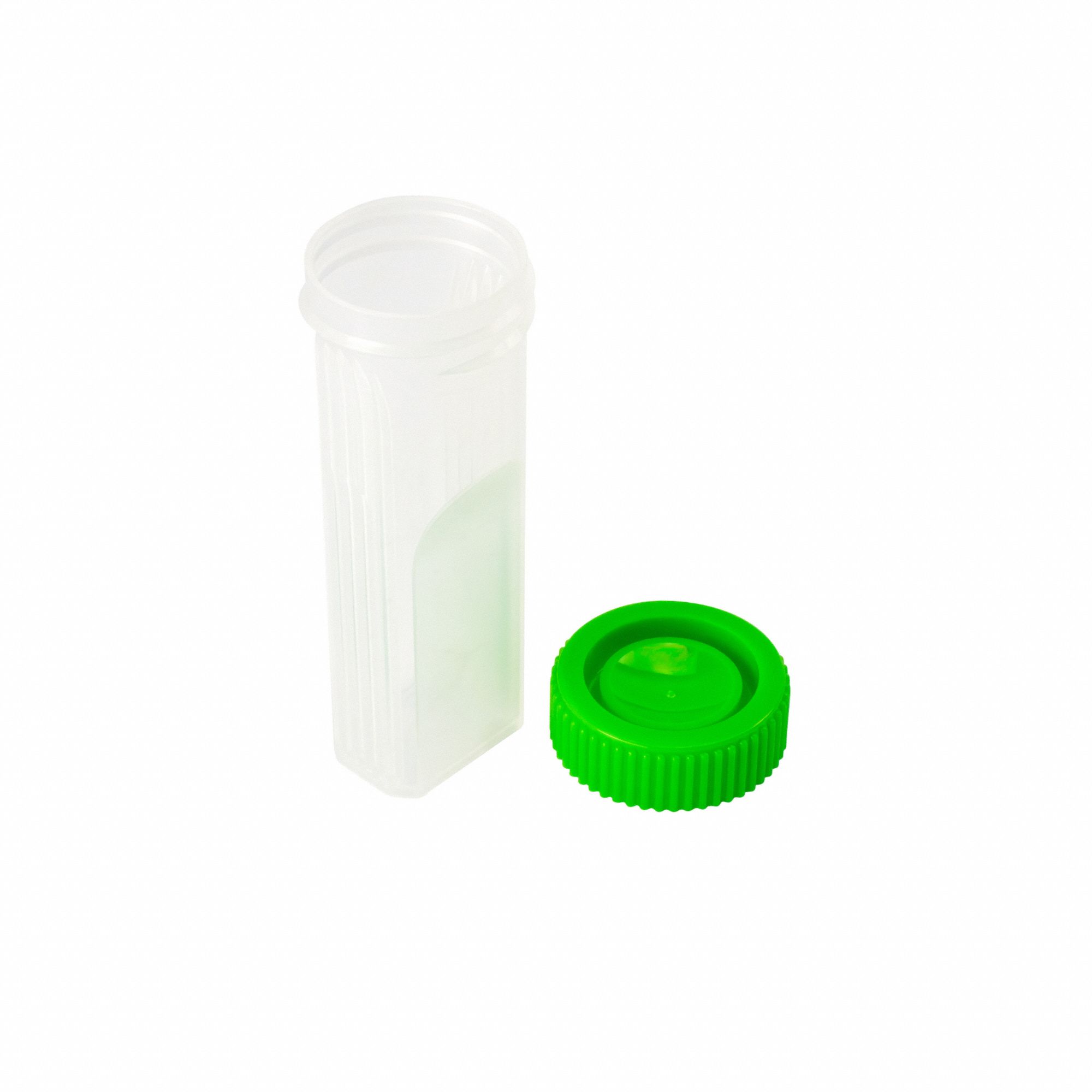 Non-Sterile Coplin Slide Jars: 4 Sample Capacity, 98 mm Ht, 30 mm Wd, HDPE/Polypropylene Copolymer (MPN 2405400G8KE1). Key specifications — Material: Polypropylene Copolymer; Product Type: PAP Jar; Brand: CAPLUGS.