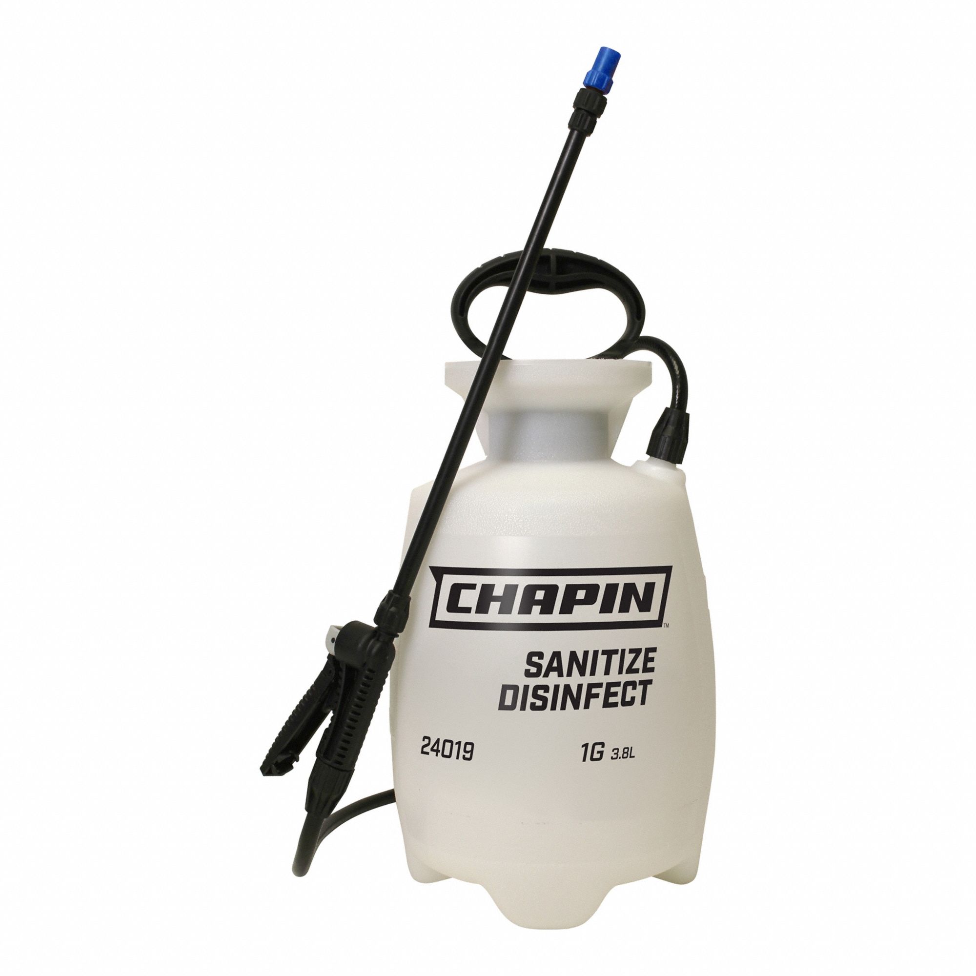 Handheld Sprayer: Spot, 1 gal Tank, Poly Tank, 25 ft Max Spray Distance, 60 psi, 21-30 ft