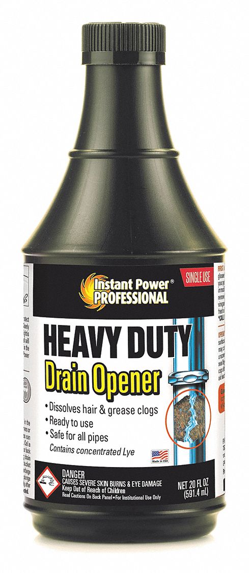 INSTANT POWER PROFESSIONAL, Bottle, 20 oz, Drain Opener - 240P22|8877 -  Grainger