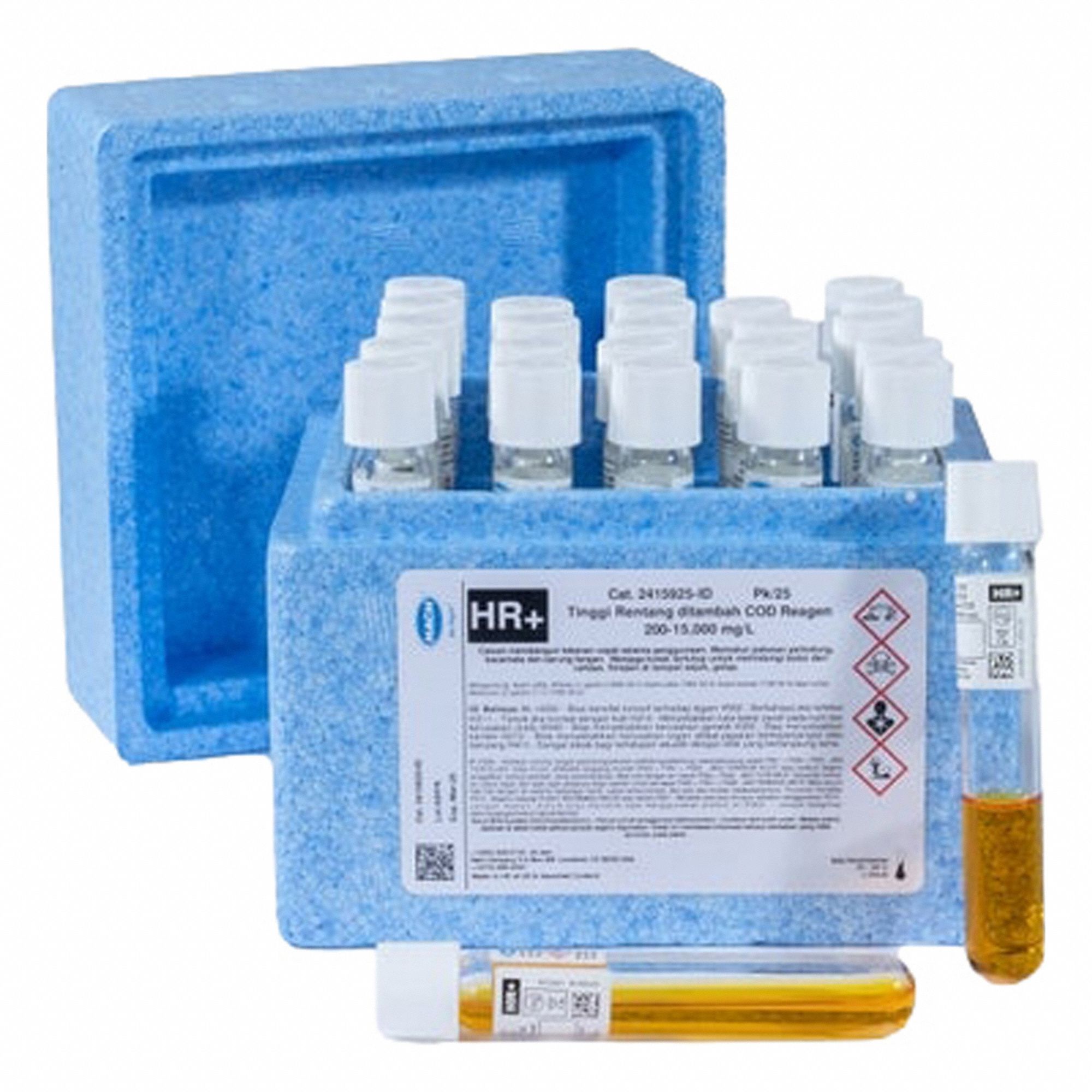 HACH, 200 to 15,000 mg/L, 2415925, COD Digestion Vials - 897ZZ7|2415925 ...