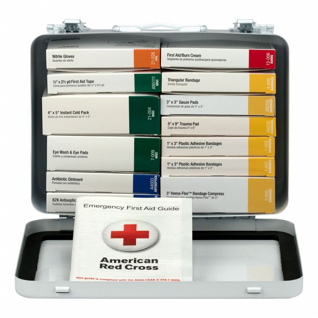 First Aid Only Gen Purpose 25 People Served First Aid Kit And