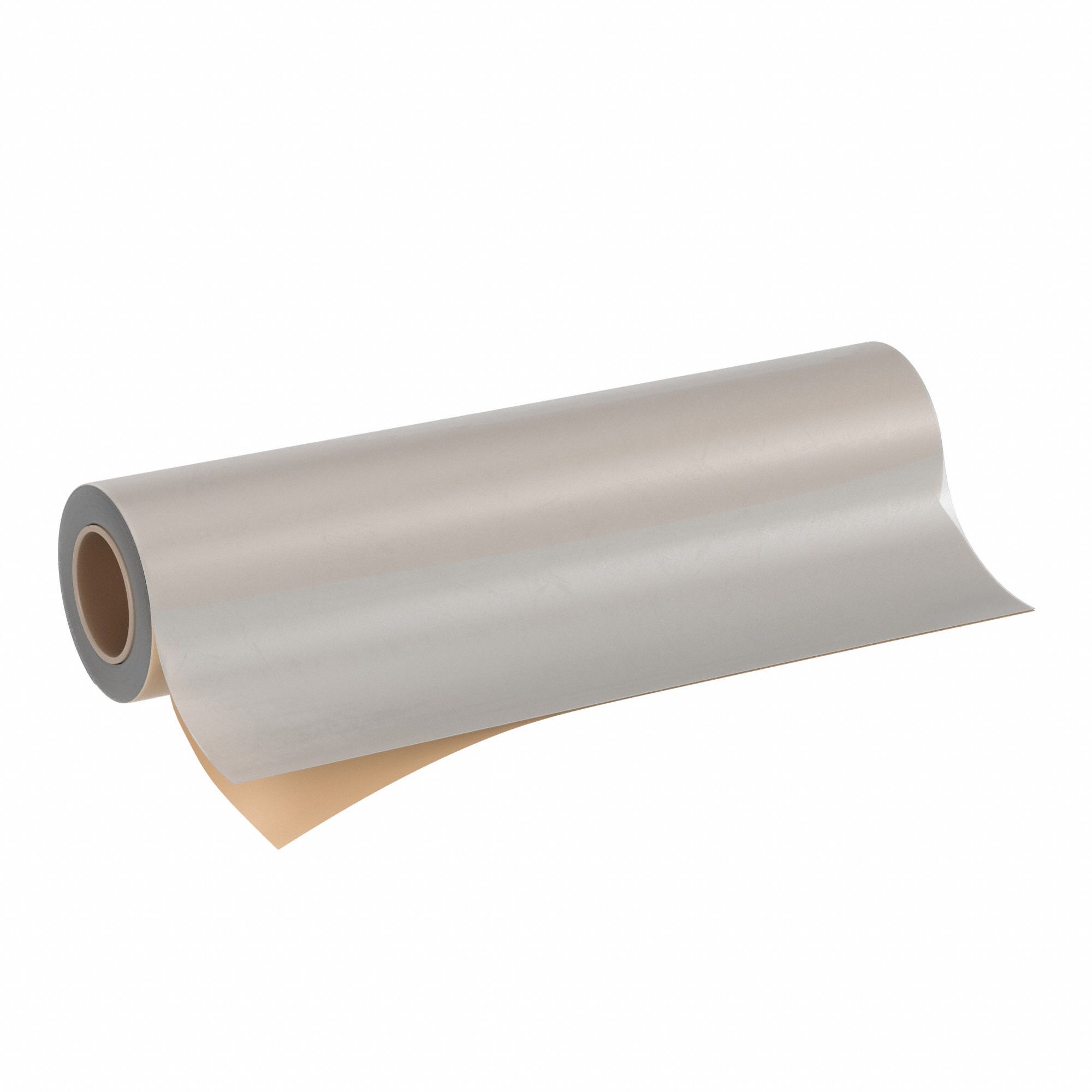 Rubber Roll: Silicone, Food Grade, 1/16 in Thick, 36 in x 10 ft, Colorless, 50 Shore A Durometer