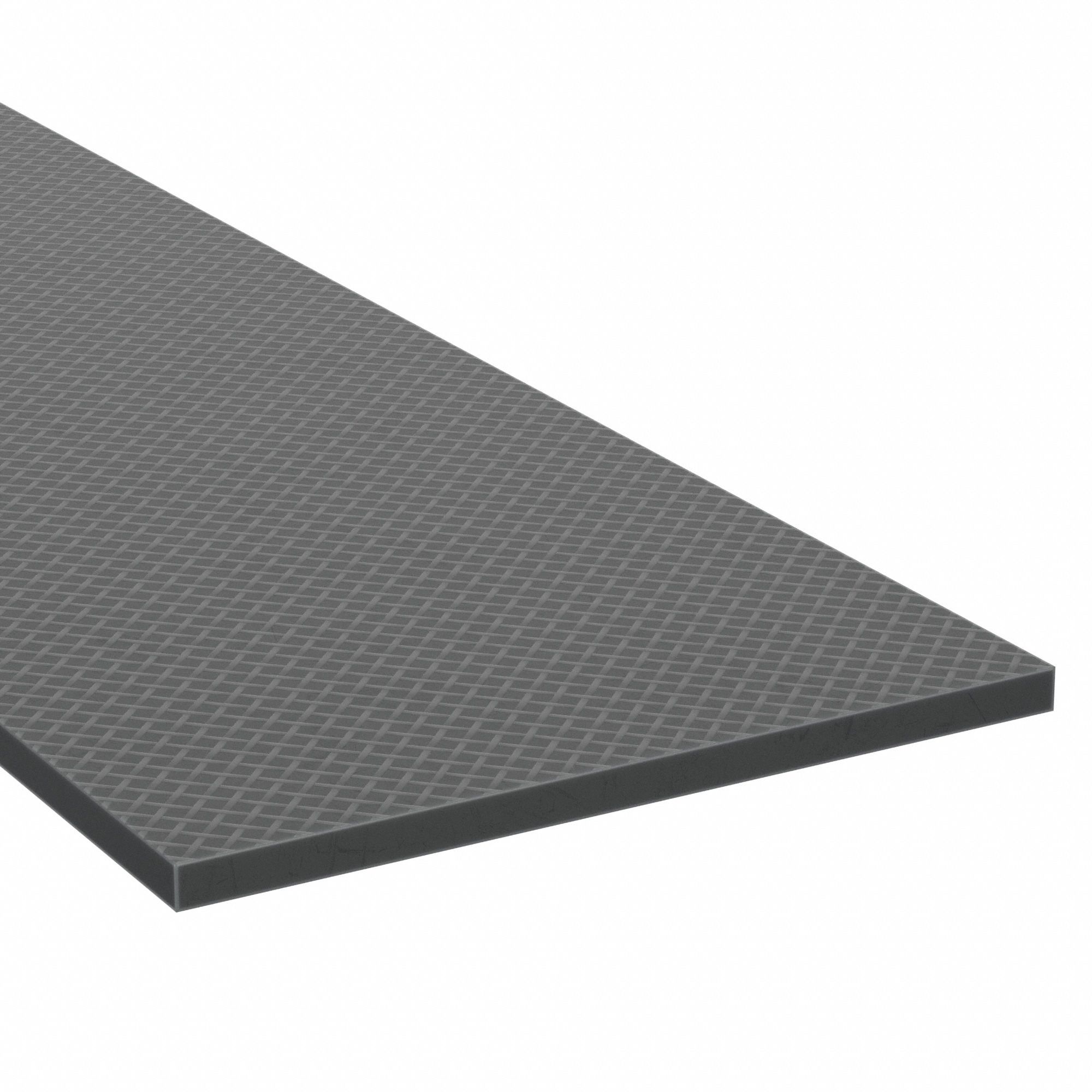 Rubber Sheet: SBR, High Strength, 1/4 in Thick, 12 in x 12 in, Black, 60 Shore A Durometer, Smooth