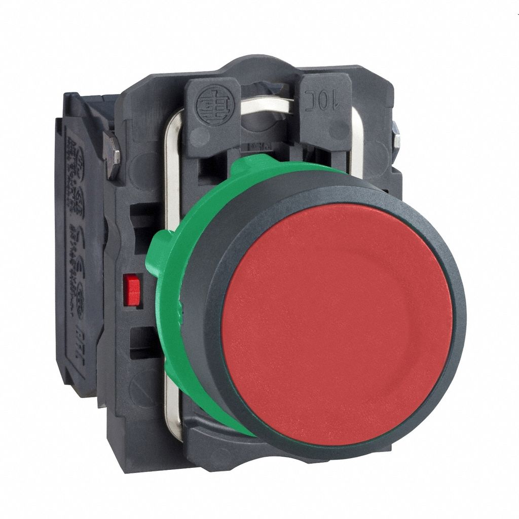 Flush Push Button Operator: Non-Illuminated, Flush Profile, Non-Metallic, 22 mm