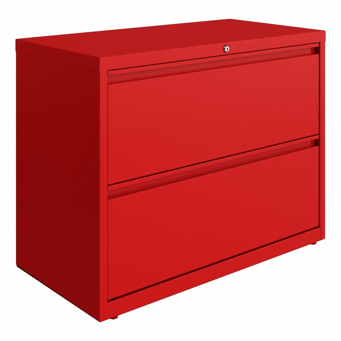 LATERAL FILE CABINET,LAVA RED