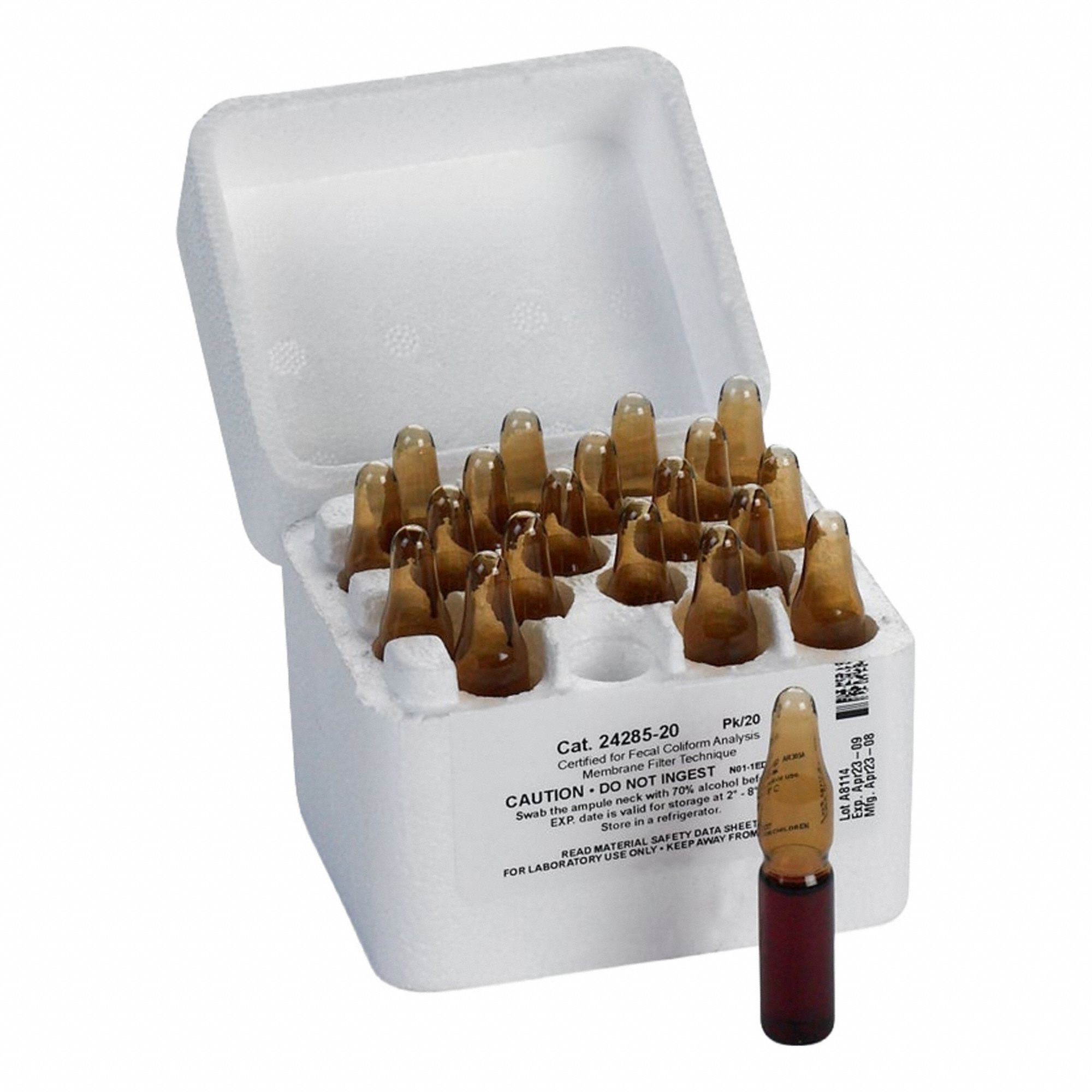 M-FC with Rosolic Acid Broth Ampule PK20