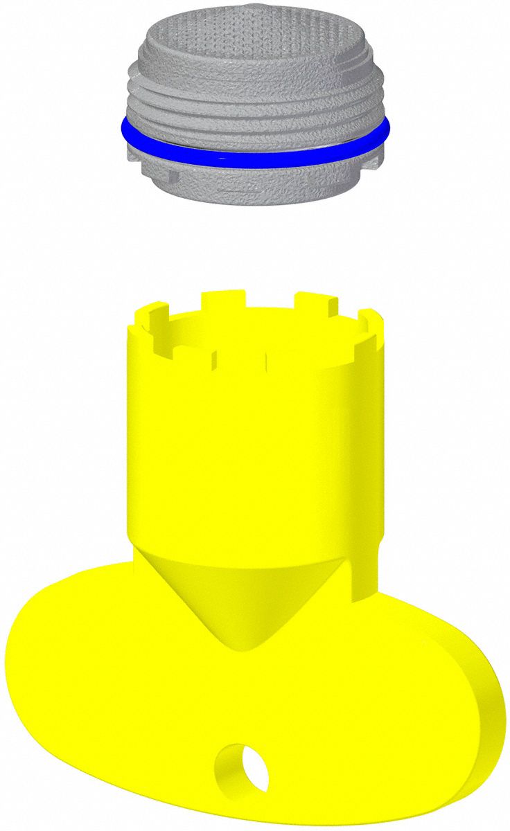 Outlet: 0.5 gpm Flow Rate, Spray Flow Outlet, Plastic, M16.5 X 1-8g Connection Size