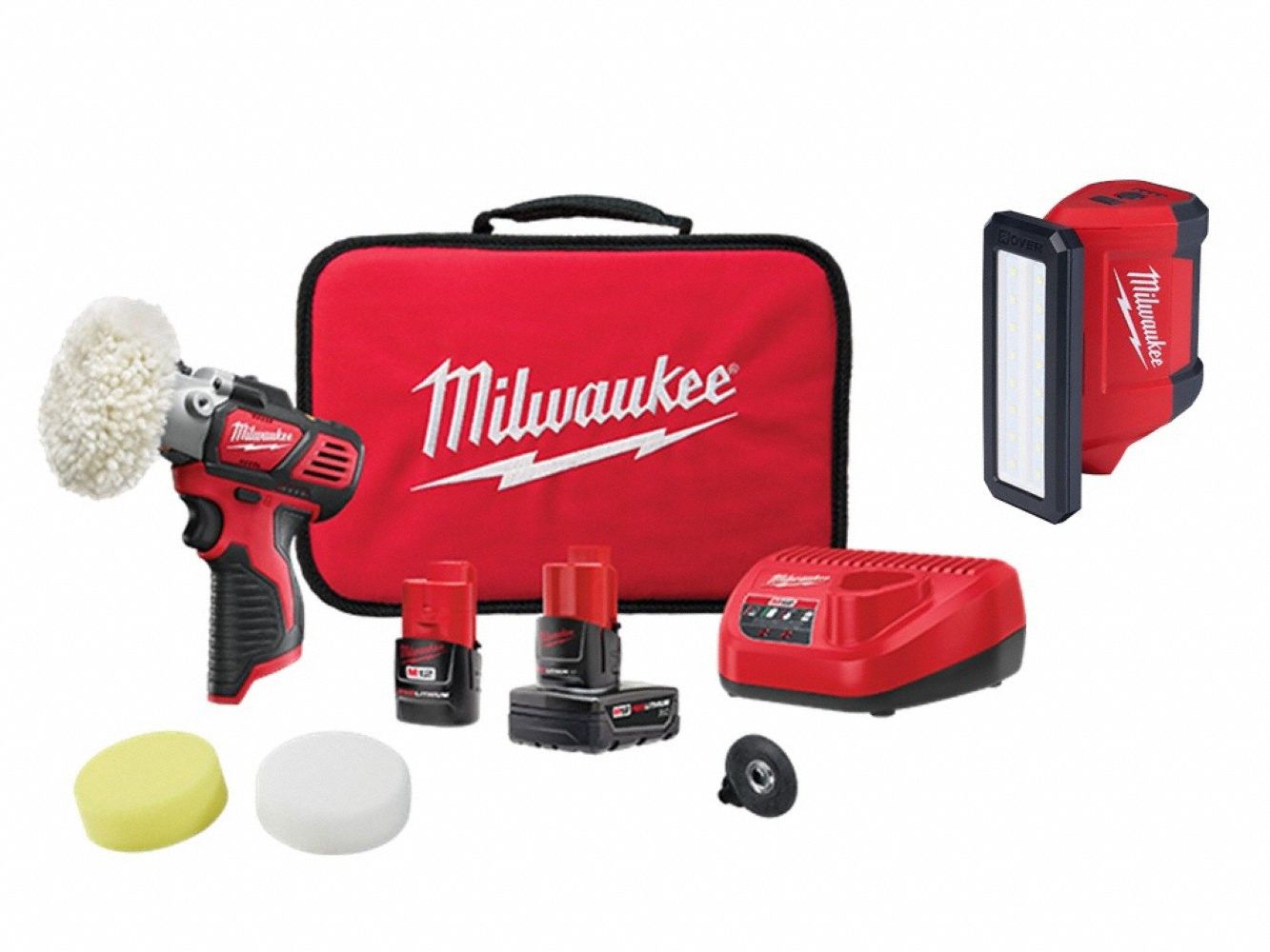 M12 Polisher/Sander Kit +M12 Flood Light