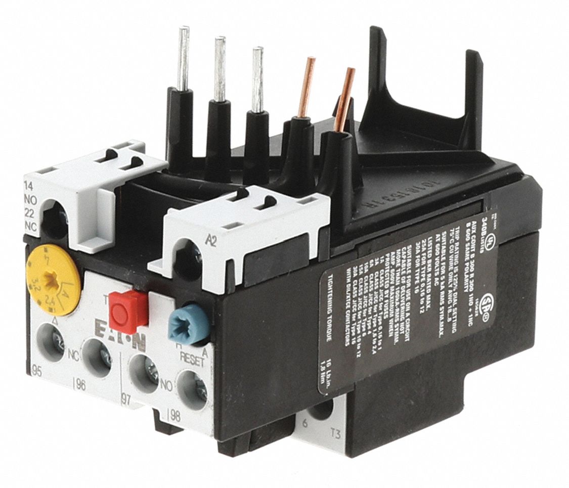 IEC Style Overload Relay: 2.4 to 4.0A, 10, 3 Poles