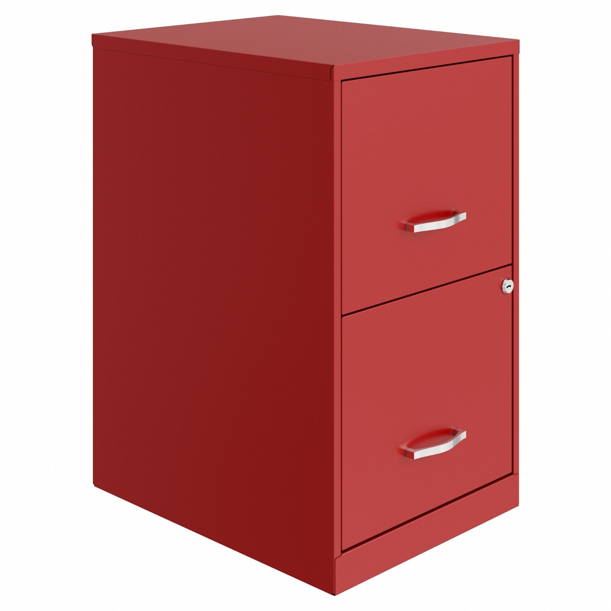 VERTICAL FILE CABINET,LAVA RED