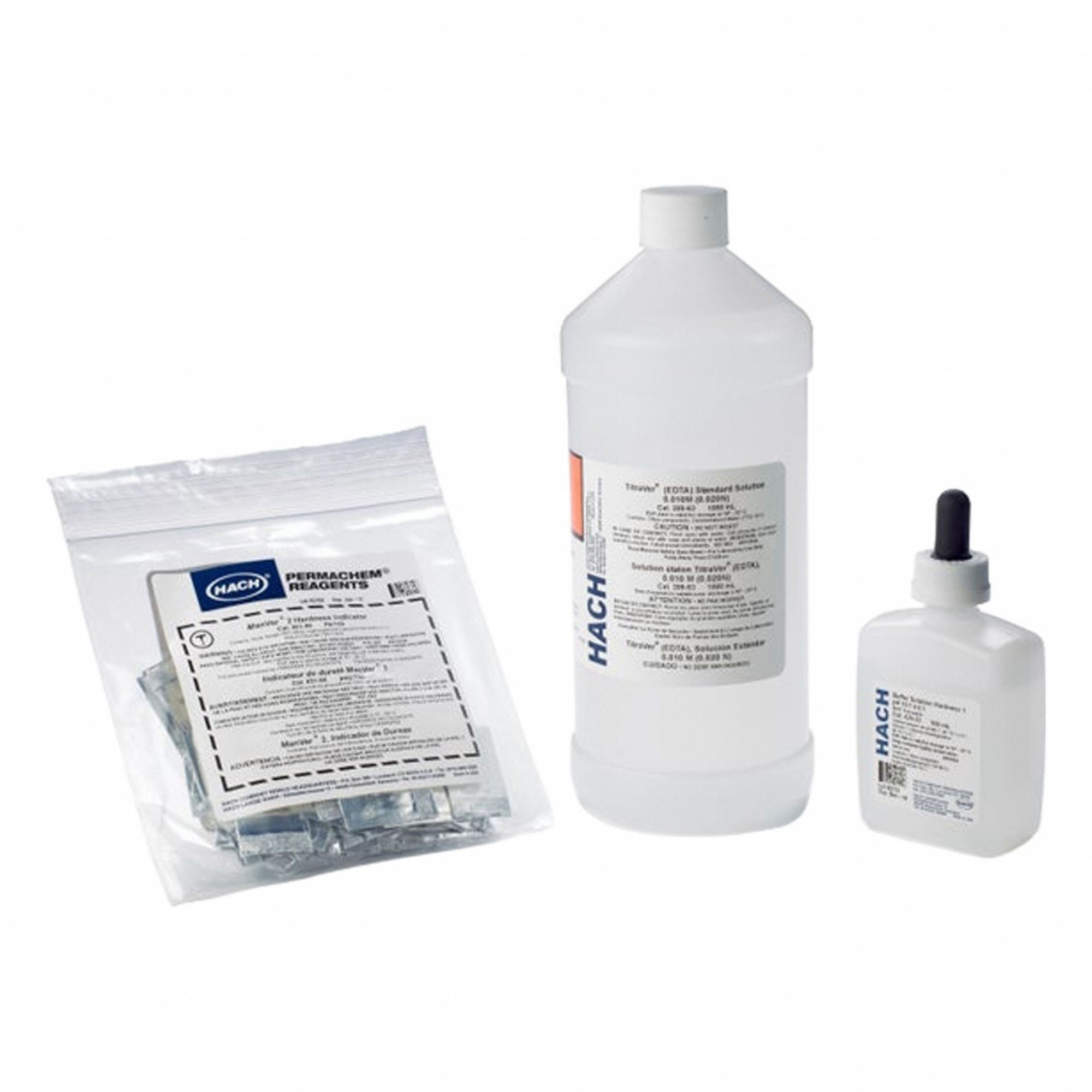 HACH, 0 to 2,500 mg/L CaCO₃, 2447600, Reagent Set - 897YT2|2447600 ...