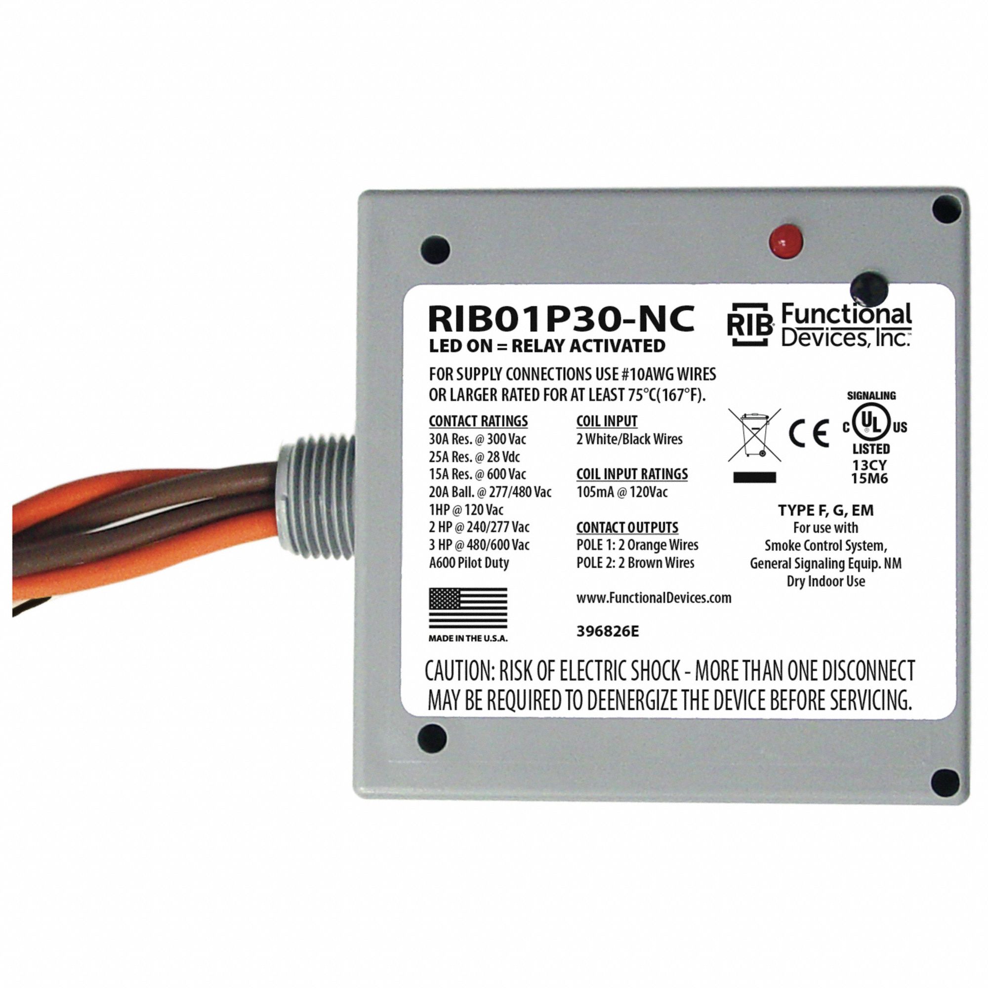 Enclosed Relay, 30A,