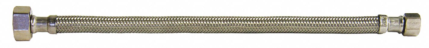 Faucet Connector, Stainless Steel, 9"