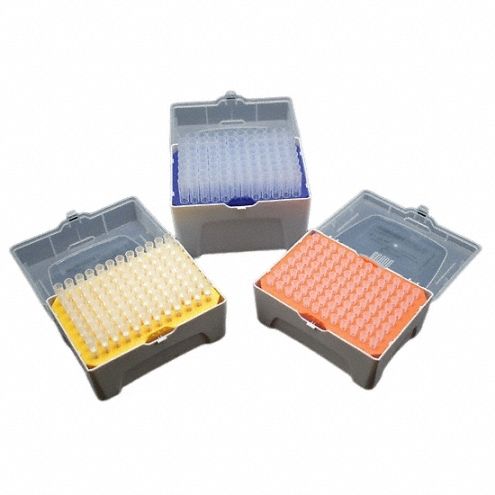 Pipette Tip: Sterile, 1, 000 ul Capacity, Preconfigured Rack, No Filter, Clear, 576