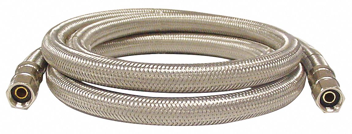 Ice Maker Connector, Stainless Steel, 84"