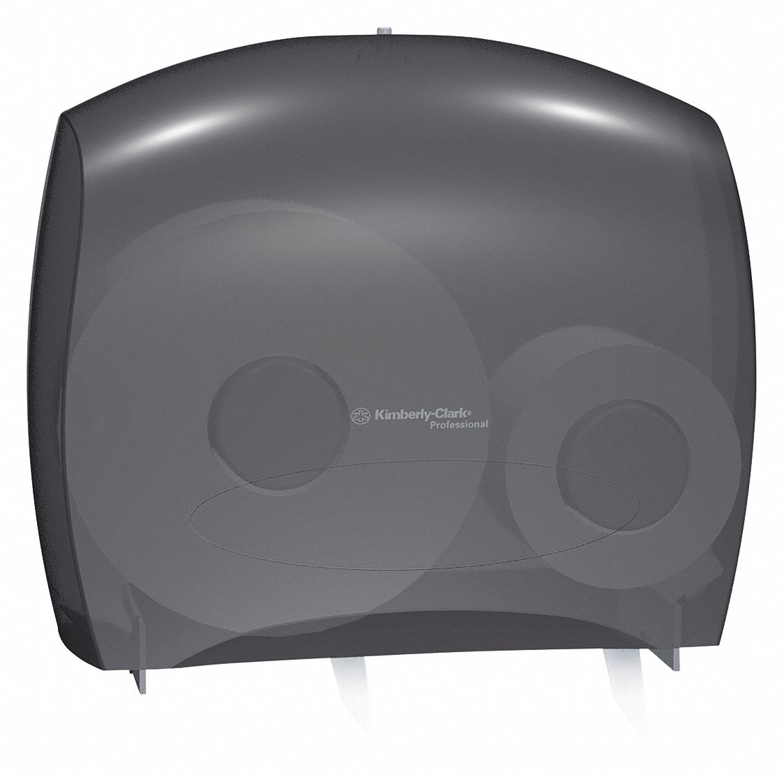 JRT JR ESCORT BATHROOM TISSUE DISPENSER W STUB ROLL OPAQUE, SMOKE, 16 X 13.88 X 5.75 IN, PLASTIC