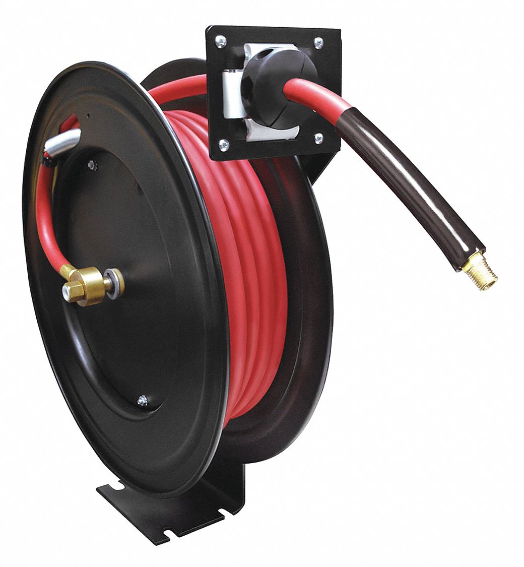 Air Hose Reel,Auto-Rewind,3/8