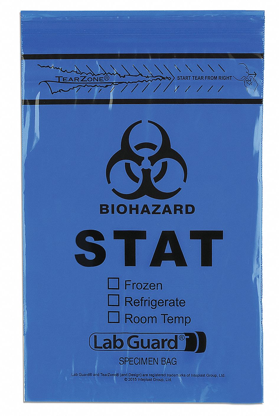 MEDEGEN MEDICAL PRODUCTS Specimen Transfer Bag 1.75 mil Thick, Low