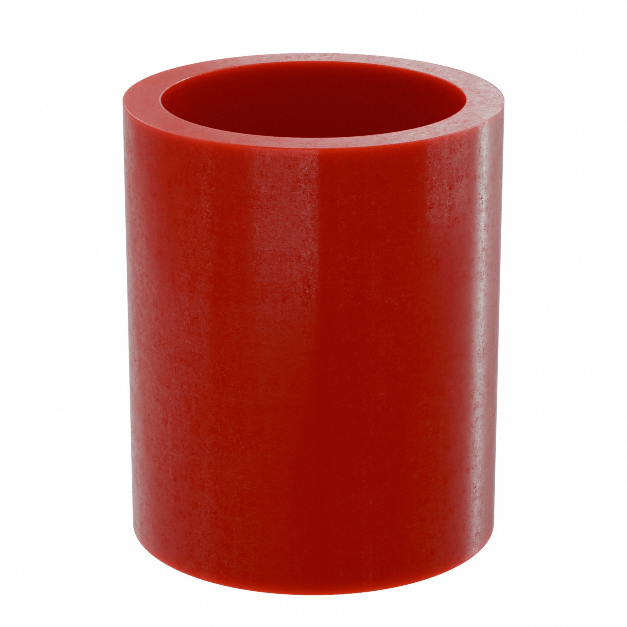 Sleeve Bearing: PTFE, J-4200, 1 in Bore, 1 1/4 in OD, 1 1/2 in Overall Lg, Red