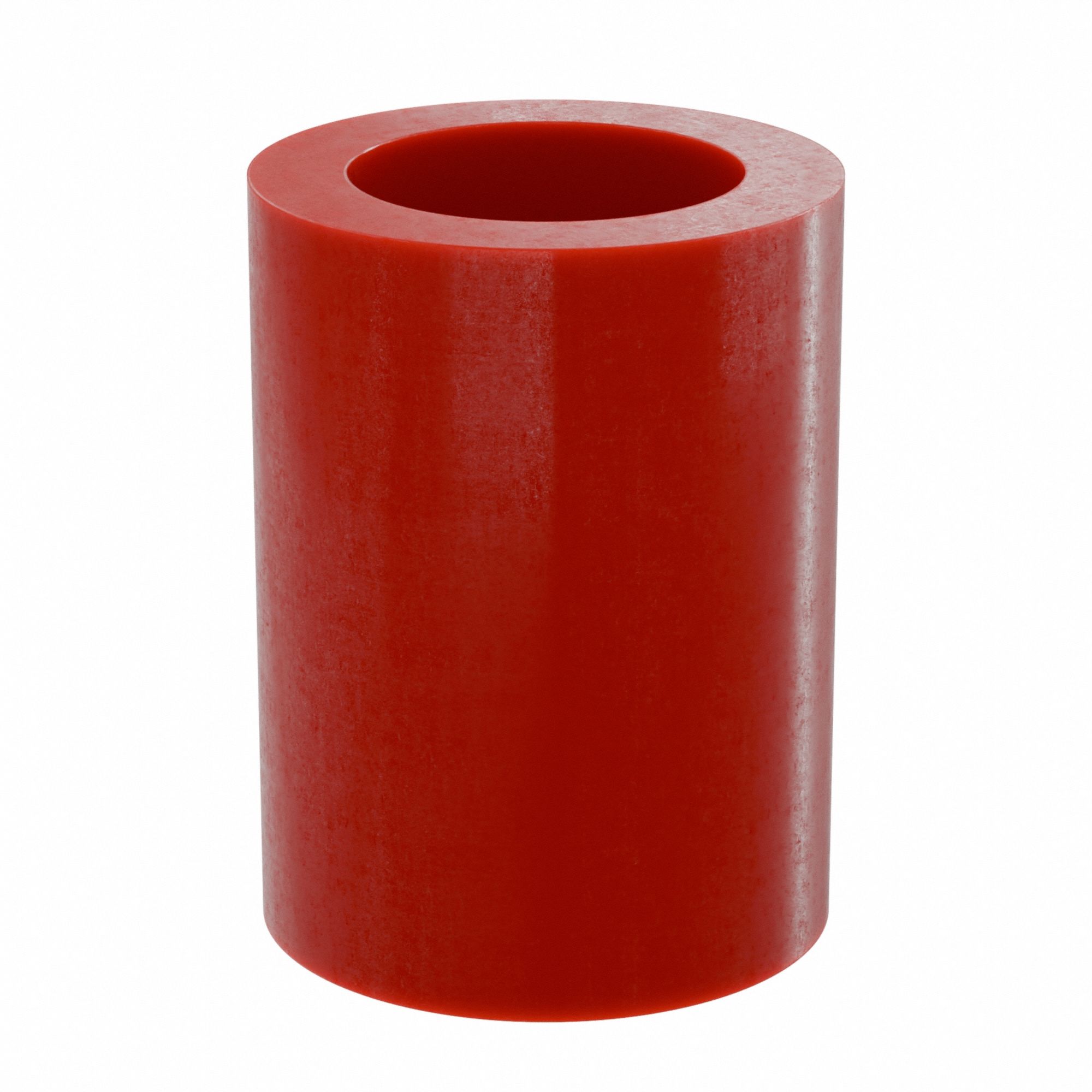 Sleeve Bearing: PTFE, J-4200, 1/2 in Bore, 3/4 in OD, 1 in Overall Lg, Red