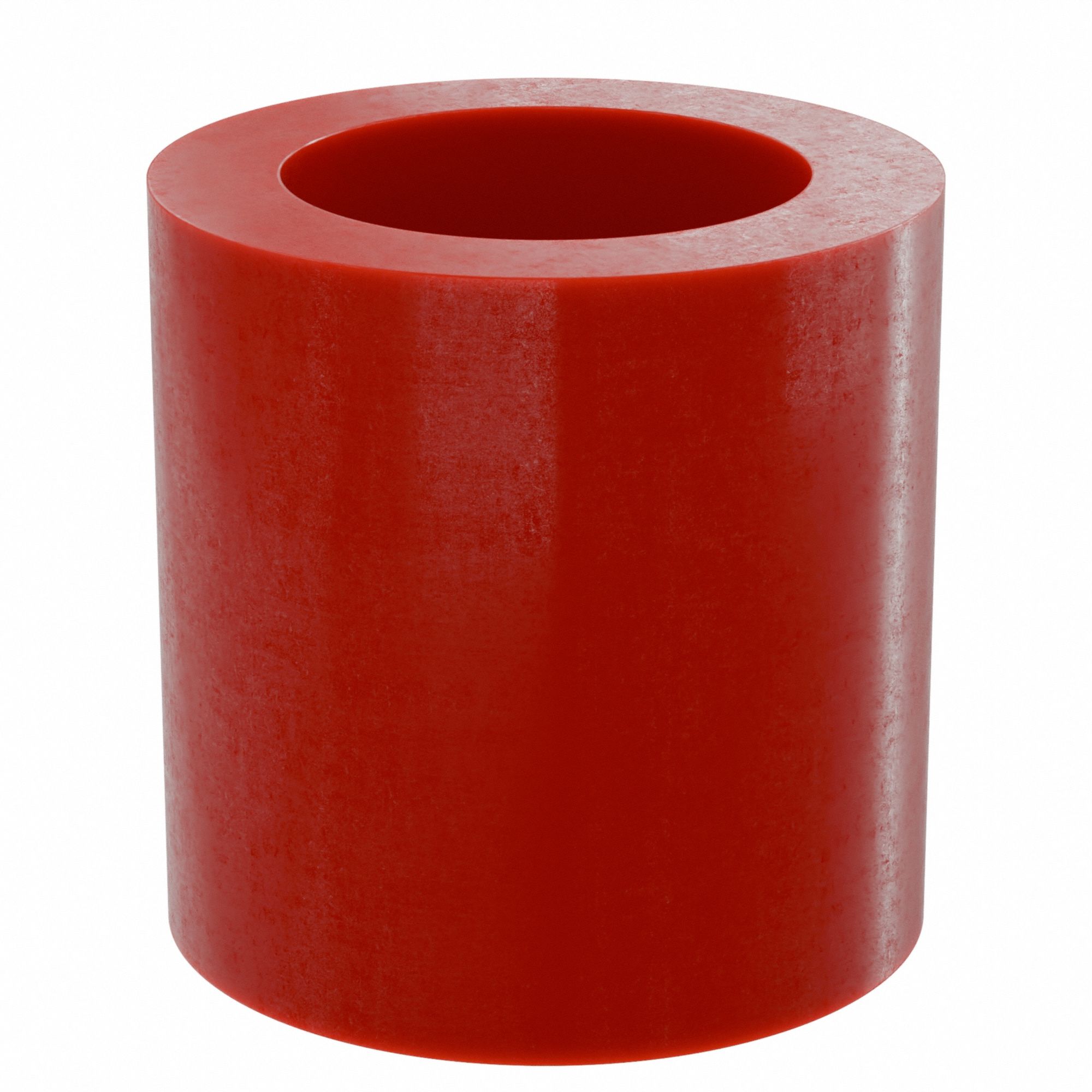 Sleeve Bearing: PTFE, J-4200, 1/2 in Bore, 3/4 in OD, 3/4 in Overall Lg, Red