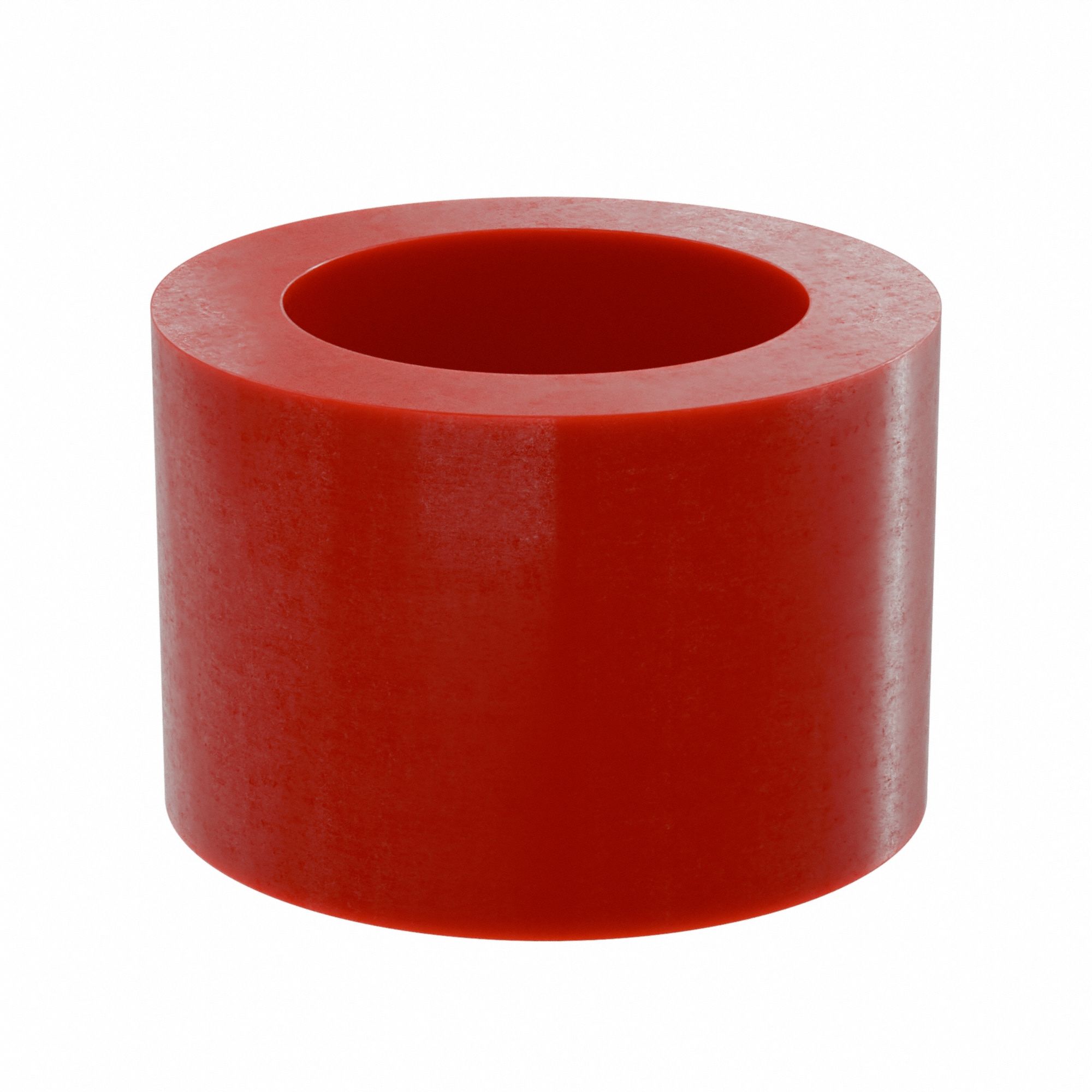 Sleeve Bearing: PTFE, J-4200, 3/8 in Bore, 9/16 in OD, 3/8 in Overall Lg, Red, 5 PK
