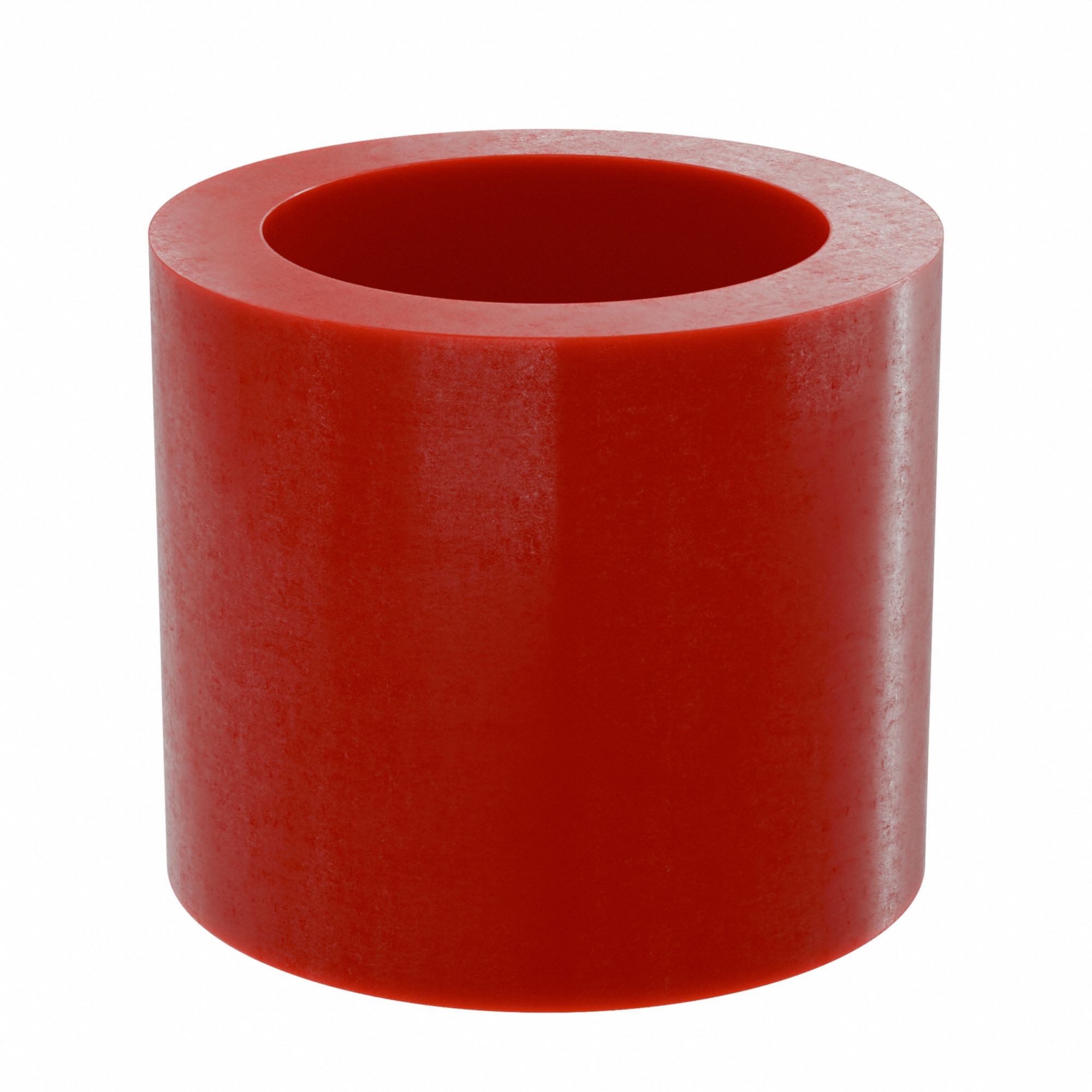 Sleeve Bearing: PTFE, J-4200, 5/8 in Bore, 7/8 in OD, 3/4 in Overall Lg, Red