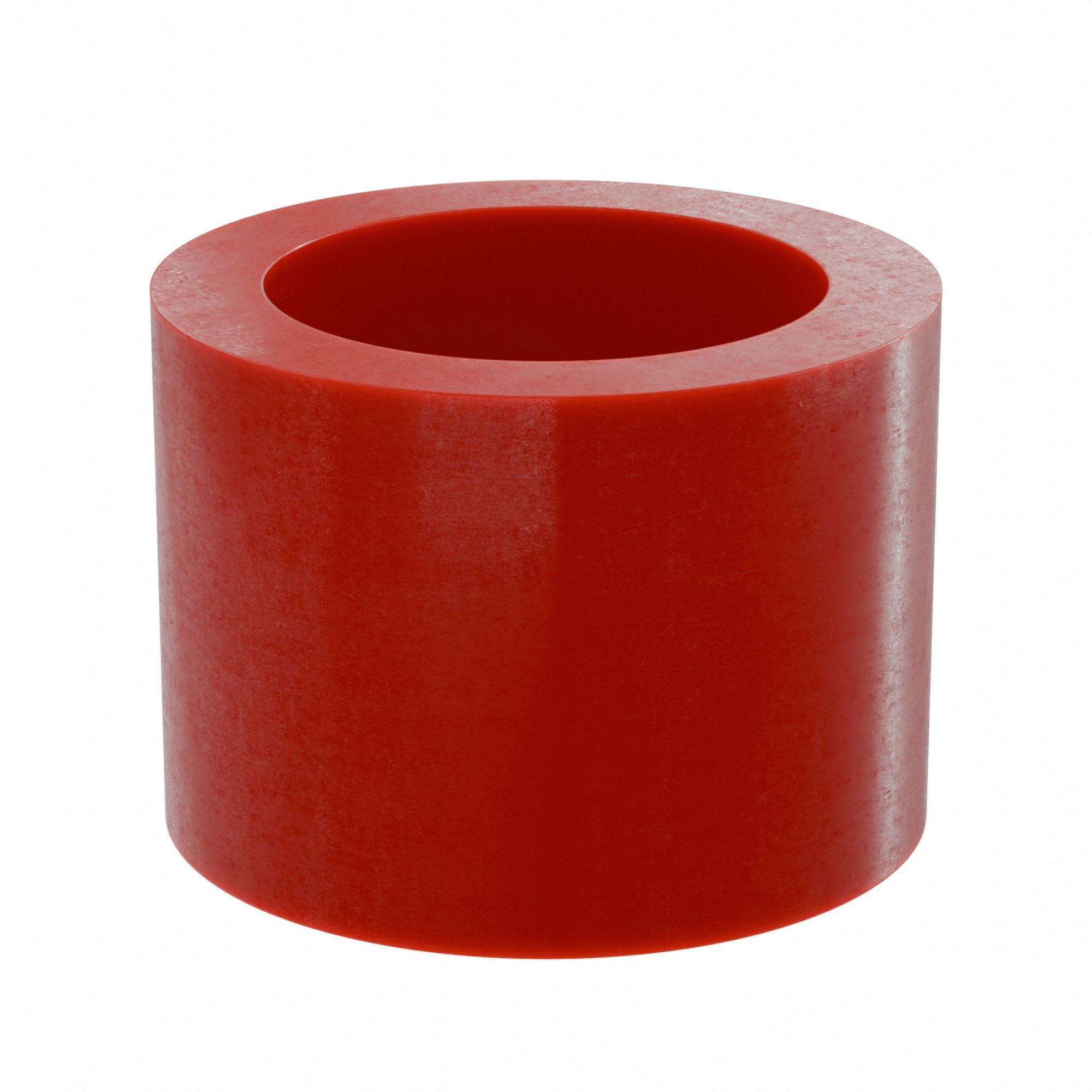 Sleeve Bearing: PTFE, J-4200, 5/8 in Bore, 7/8 in OD, 5/8 in Overall Lg, Red