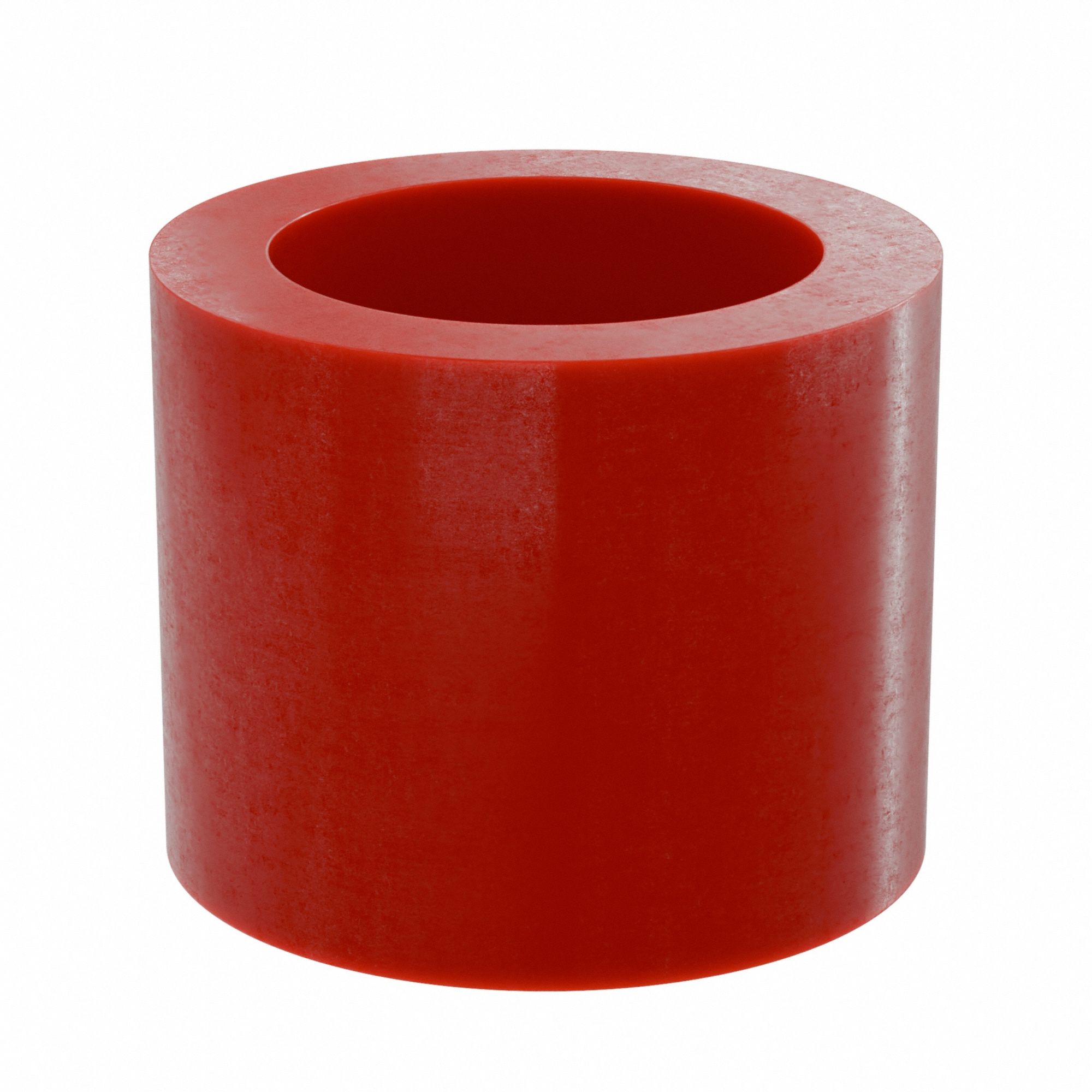 Sleeve Bearing: PTFE, J-4200, 7/16 in Bore, 5/8 in OD, 1/2 in Overall Lg, Red, 3 PK