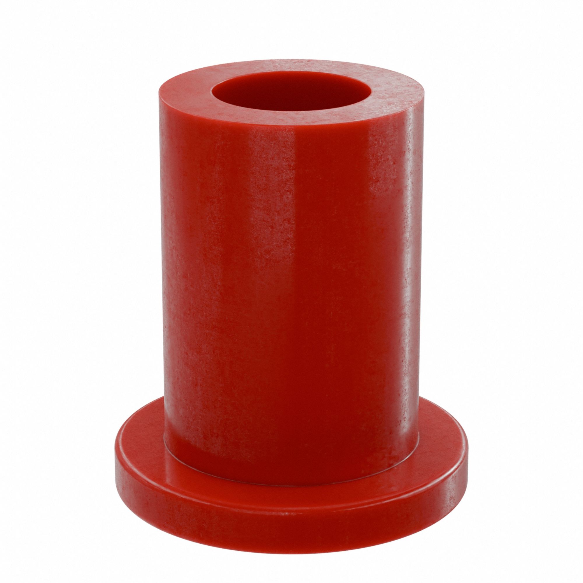 Flanged Sleeve Bearing: PTFE, 3/16 in Bore, 5/16 in OD, 1/2 in Overall Lg, 3 PK